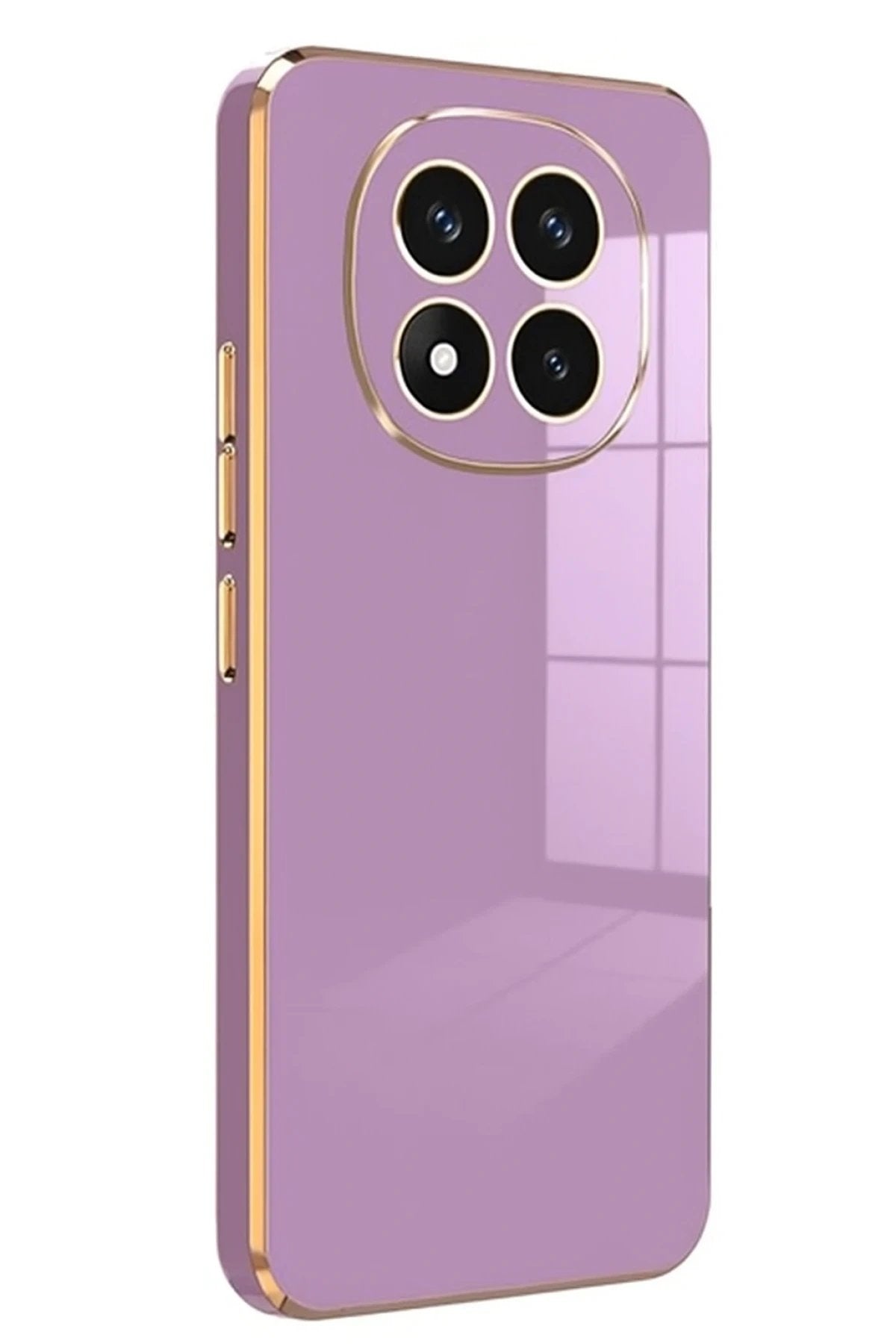 Xiaomi Redmi Note 14 Pro 4G Kılıf Volet Silikon - Mor-(5796)