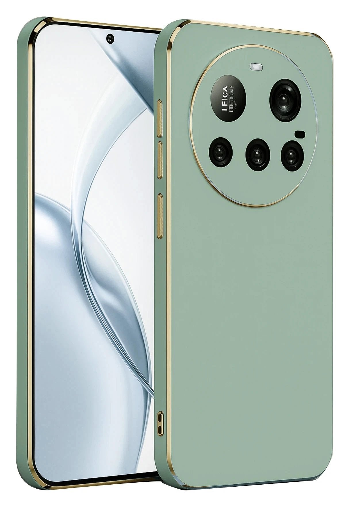 Xiaomi Mi 15 Ultra Kılıf Volet Silikon - Açık Yeşil-(5796)