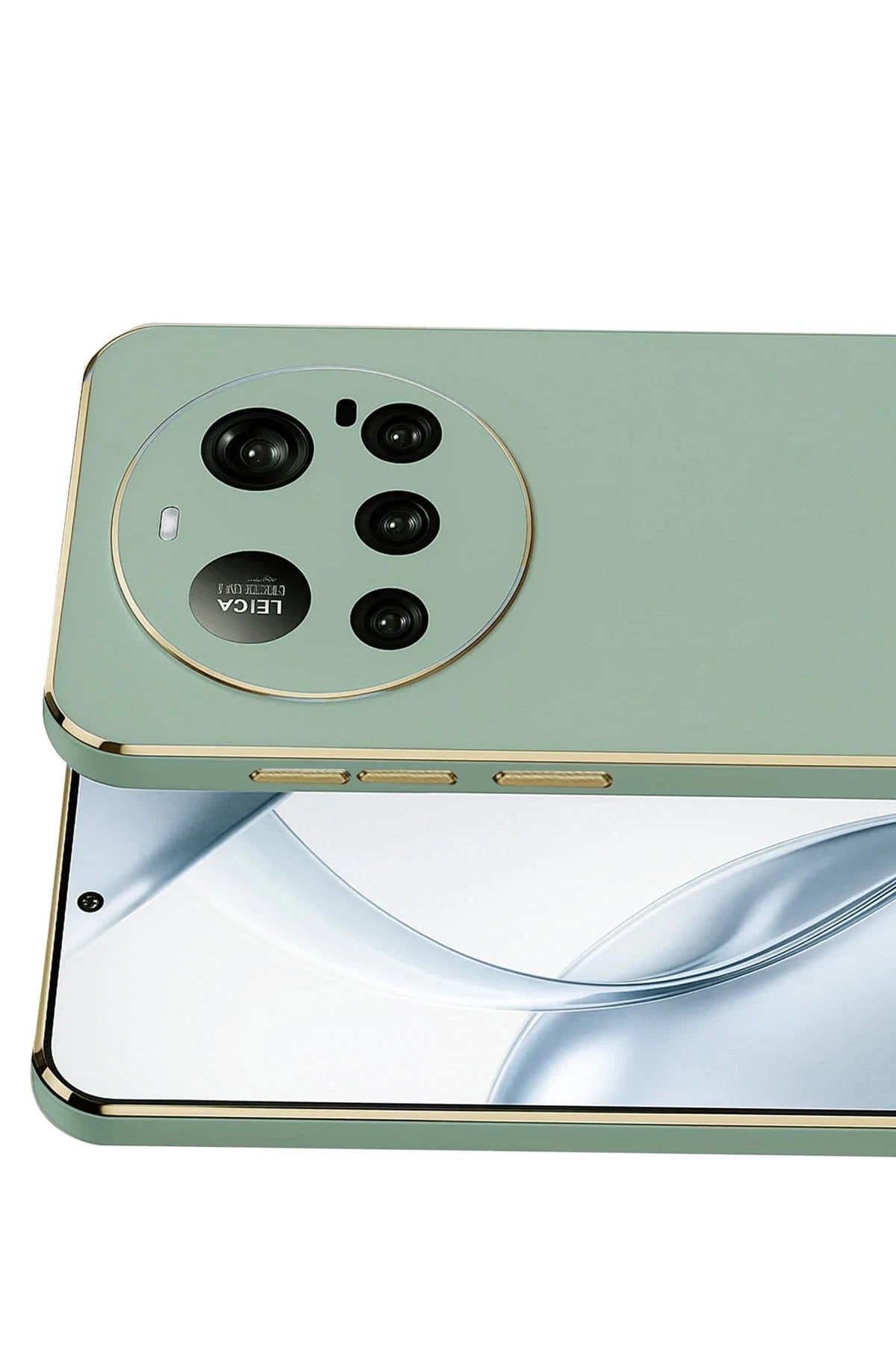 Xiaomi Mi 15 Ultra Kılıf Volet Silikon - Açık Yeşil-(5796)