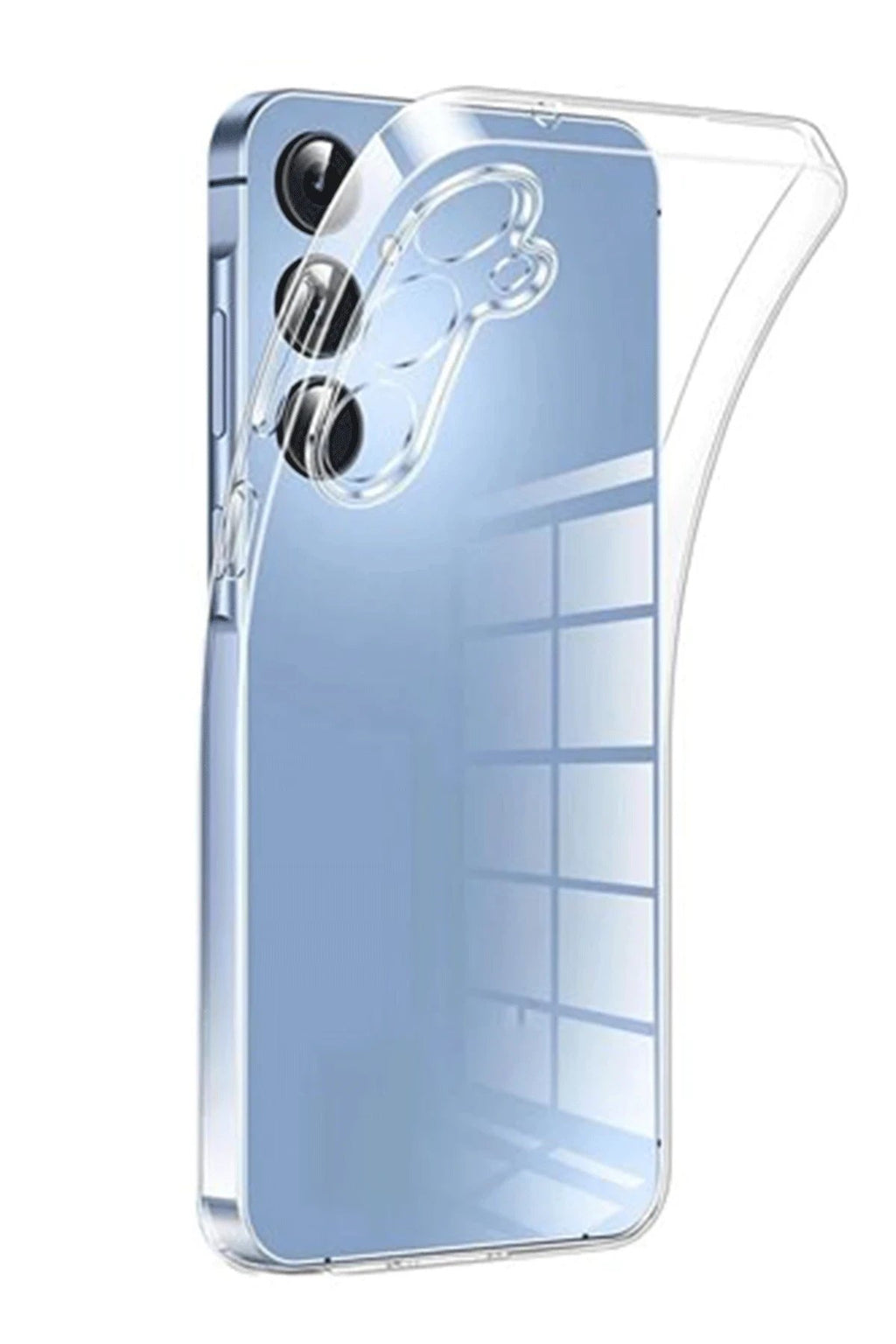 Samsung Galaxy A17 5G Kılıf Lüx Şeffaf Silikon-(5796)