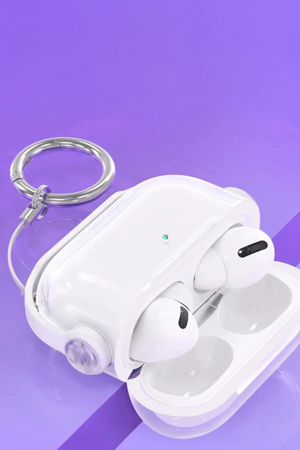 Airpods Pro 3 (3.nesil) Tema Kılıf - Beyaz-(5796)