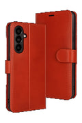 Samsung Galaxy S25 FE Trend S Plus Kapaklı Kılıf - Kırmızı-(5796)