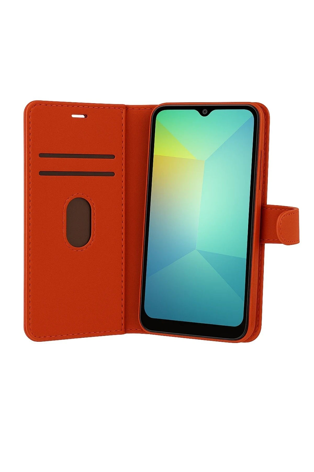 Samsung Galaxy S25 FE Trend S Plus Kapaklı Kılıf - Kırmızı-(5796)