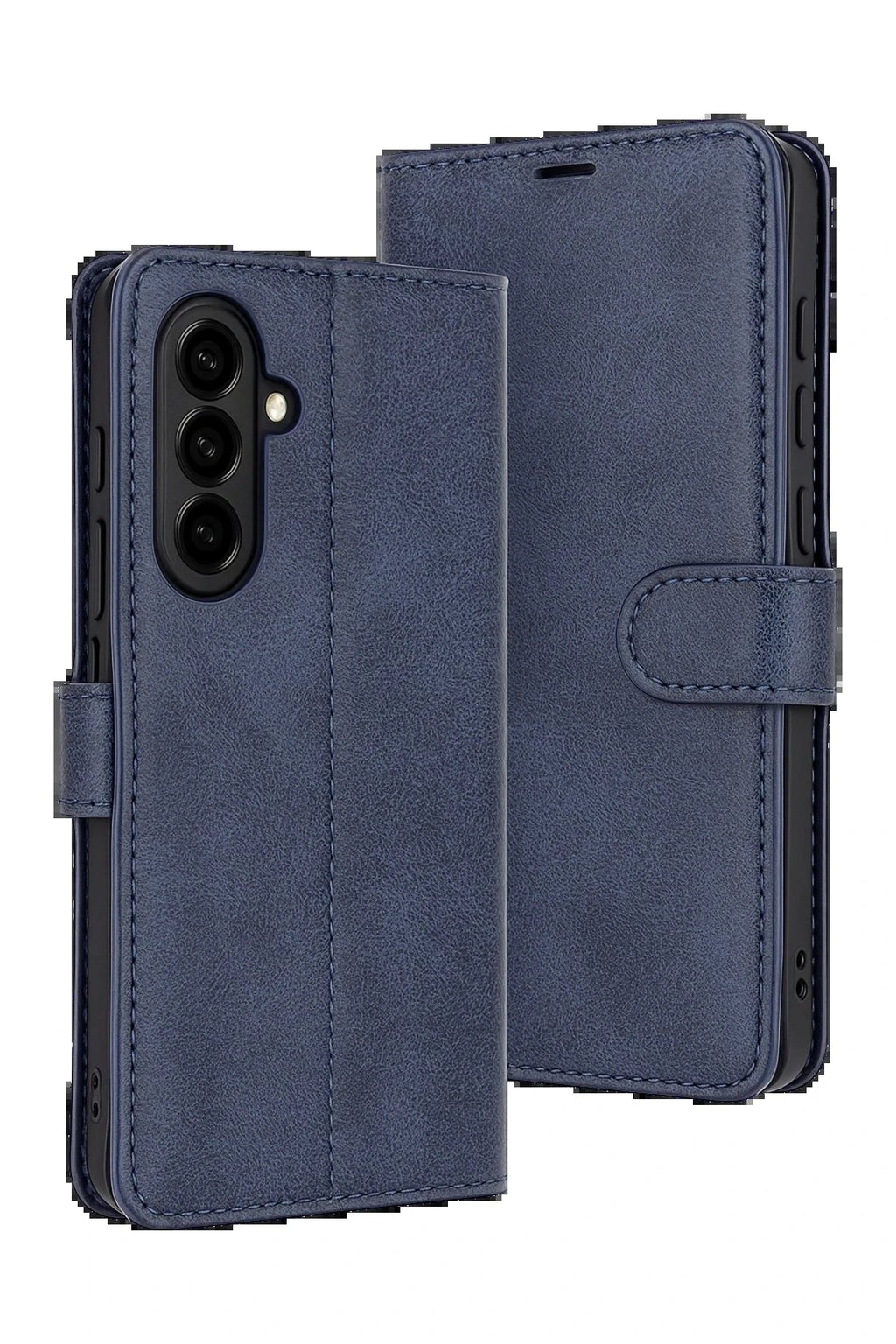 Samsung Galaxy S25 FE Trend S Plus Kapaklı Kılıf - Lacivert-(5796)