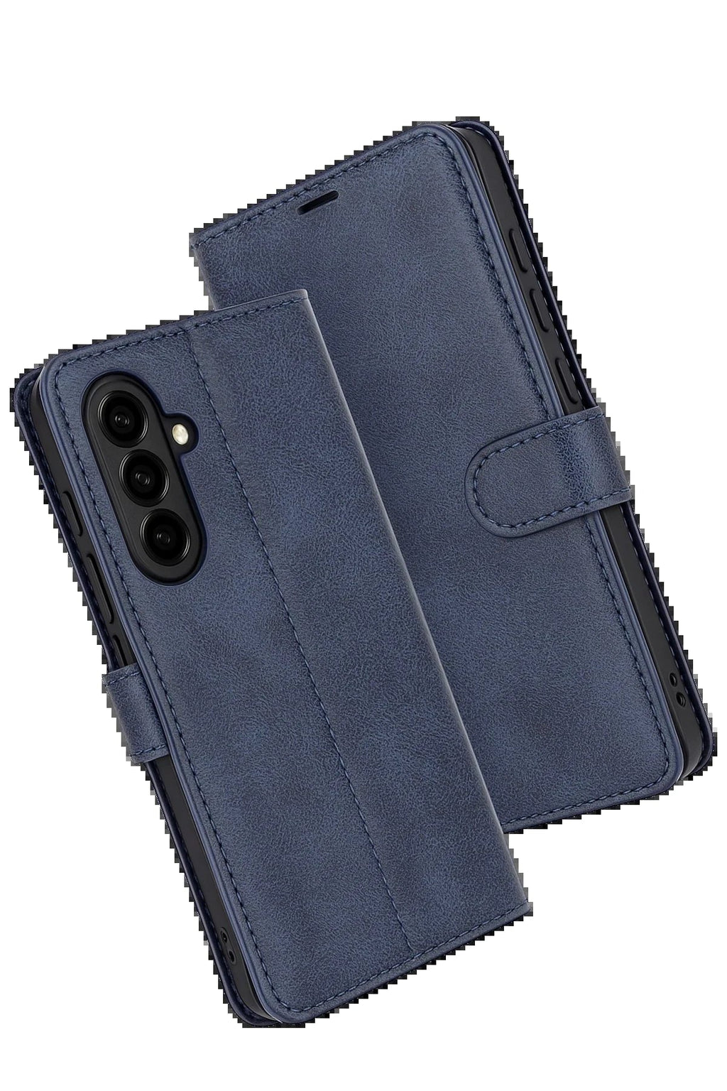 Samsung Galaxy S25 FE Trend S Plus Kapaklı Kılıf - Lacivert-(5796)