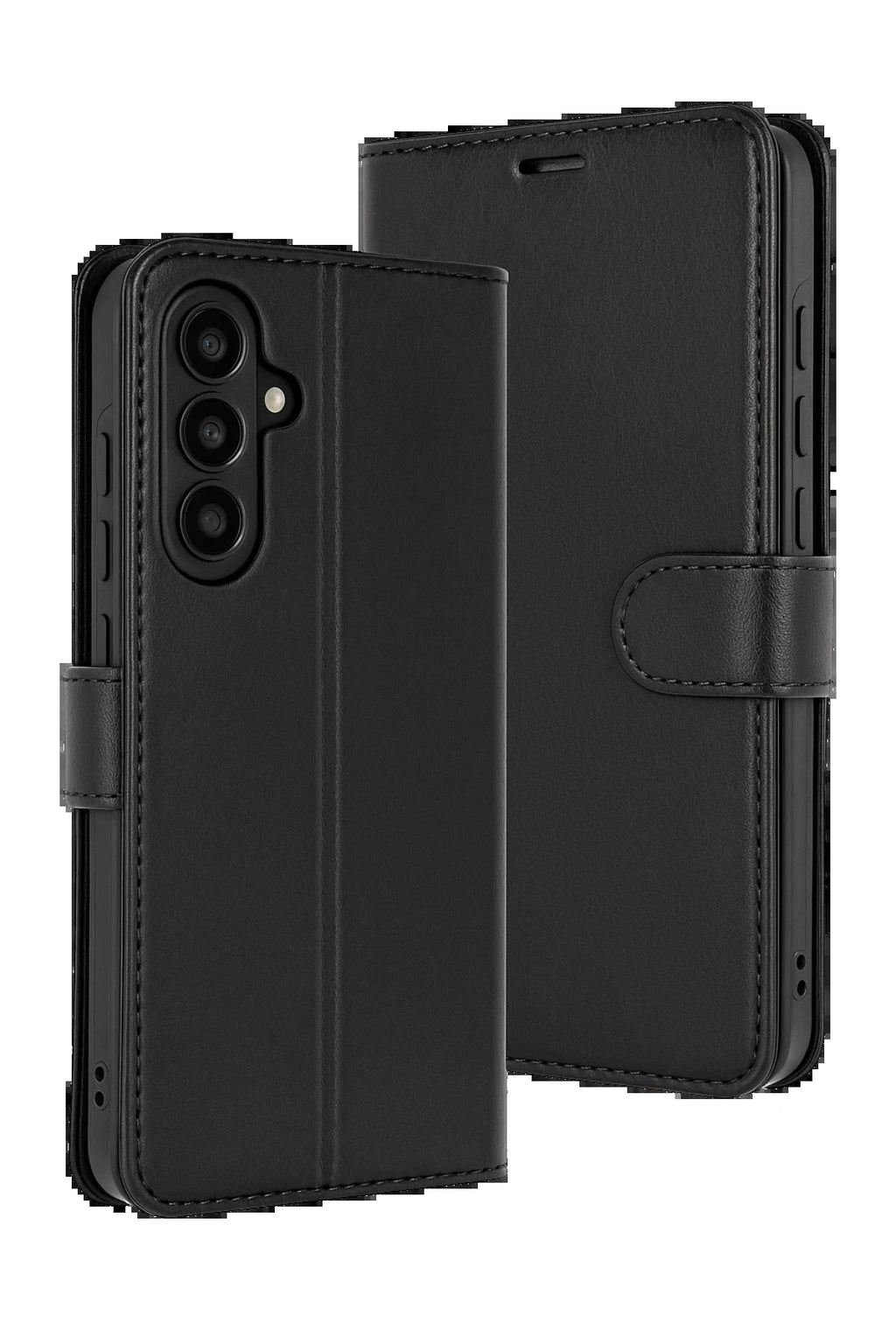 Samsung Galaxy S25 FE Trend S Plus Kapaklı Kılıf - Siyah-(5796)