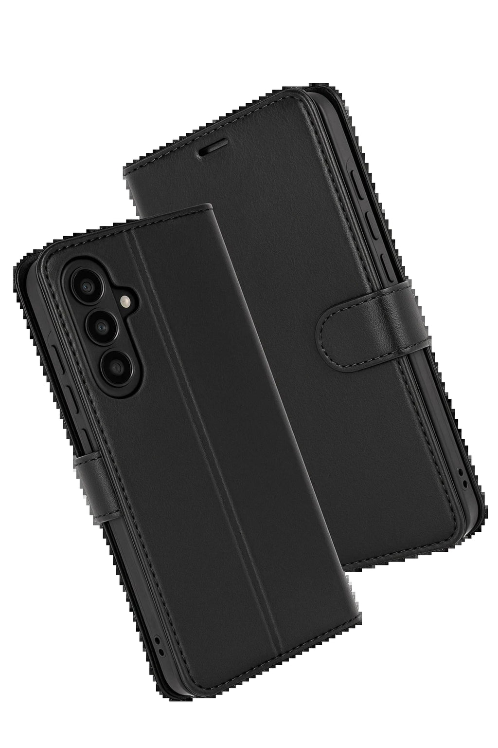 Samsung Galaxy S25 FE Trend S Plus Kapaklı Kılıf - Siyah-(5796)