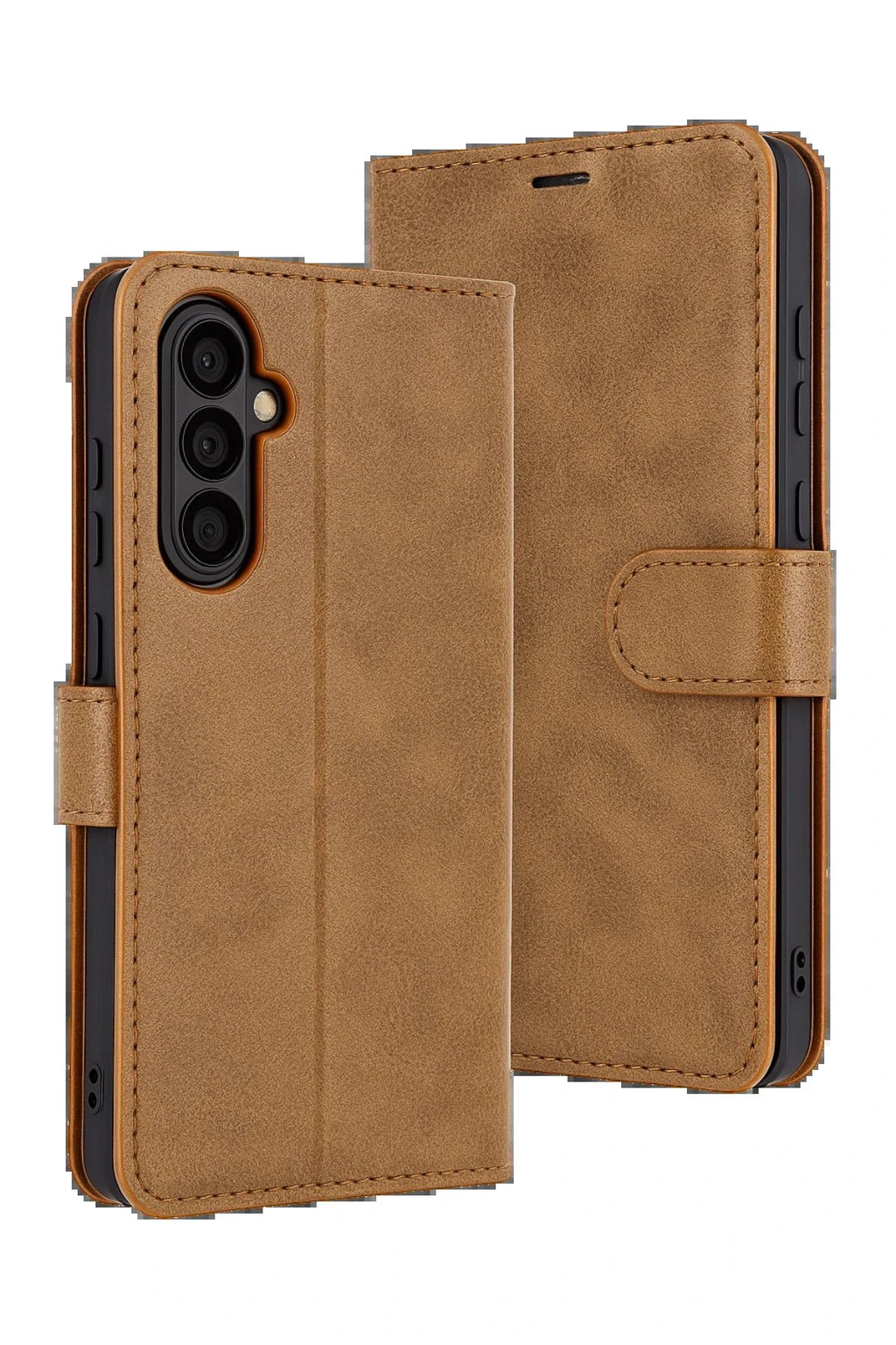 Samsung Galaxy S25 FE Trend S Plus Kapaklı Kılıf - Taba-(5796)