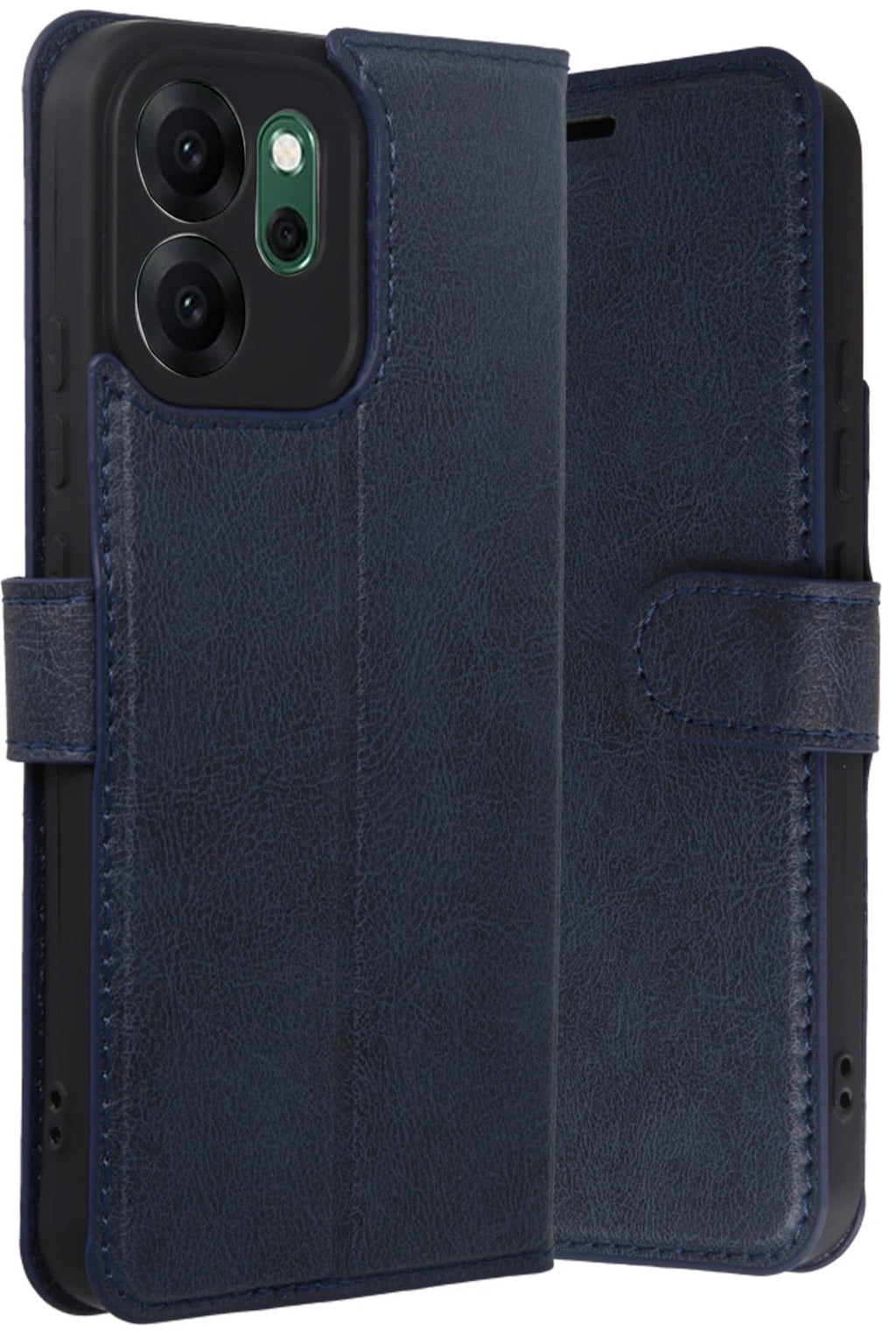 Oppo Reno 14F Trend S Plus Kapaklı Kılıf - Lacivert-(5796)