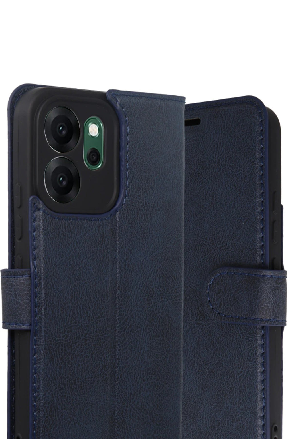 Oppo Reno 14F Trend S Plus Kapaklı Kılıf - Lacivert-(5796)