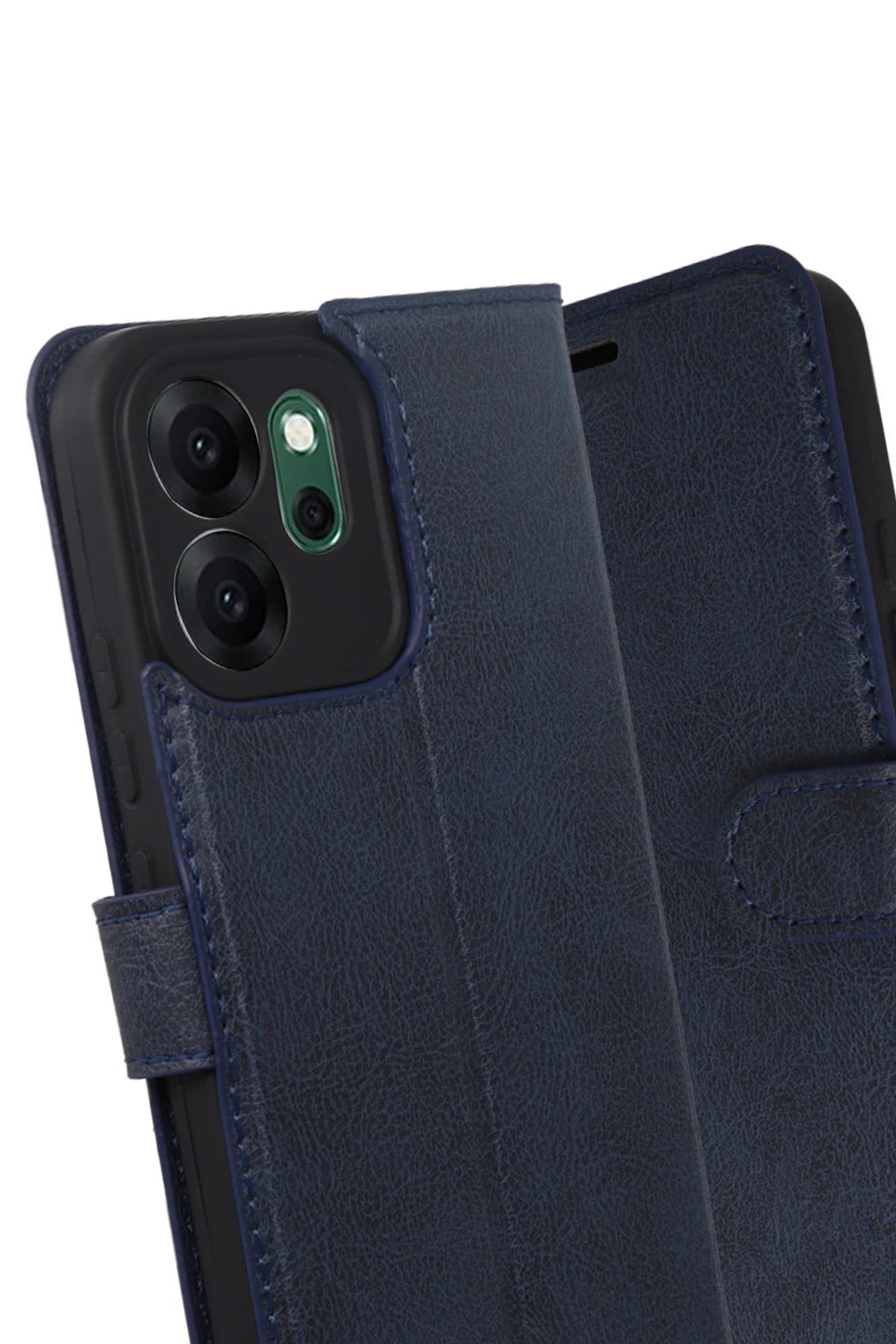 Oppo Reno 14F Trend S Plus Kapaklı Kılıf - Lacivert-(5796)