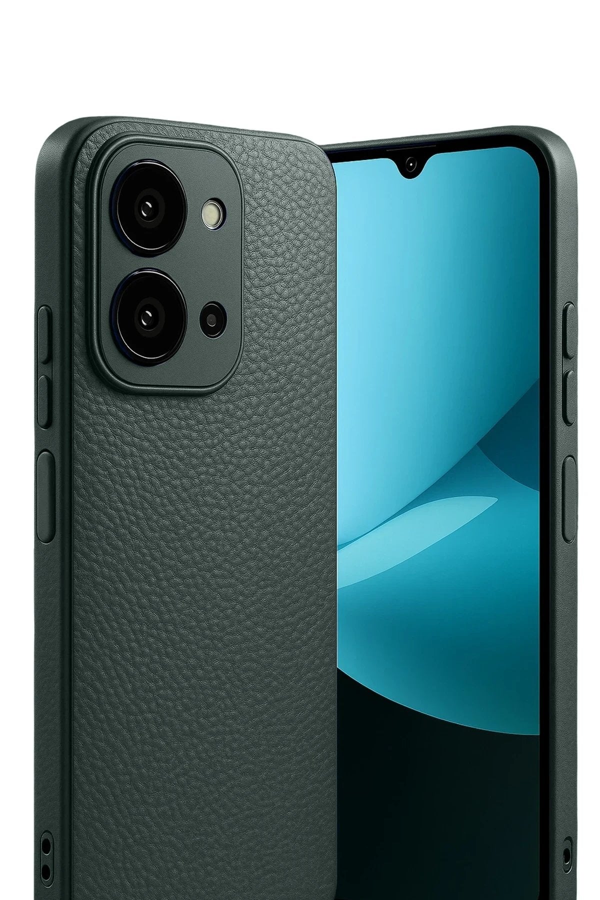 Xiaomi Redmi 15C 4G Thermax Silikon Kılıf - Koyu Yeşil-(5796)