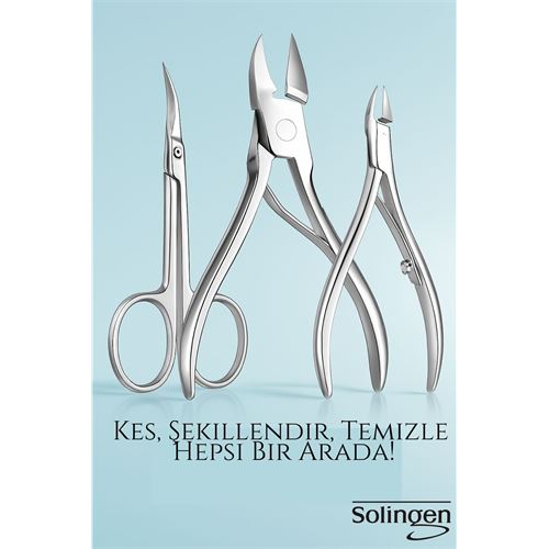 3’lü Paslanmaz Manikür Seti – Tırnak Makası Et Pens Kavisli Makas | Evde Profesyonel Bakım